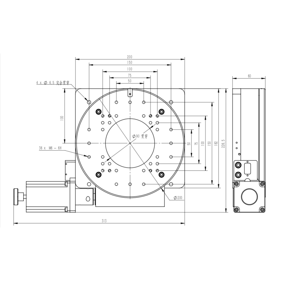 rotary stage J03DX200.png